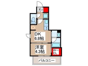 間取図 パークアクシス上野EAST