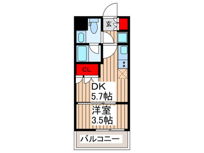 間取図 パークアクシス上野EAST