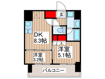 間取図 パークアクシス上野EAST