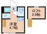 Ｓｈｉｎｅ上井草 1Rの間取り