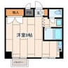 カメリアハイム 1Rの間取り