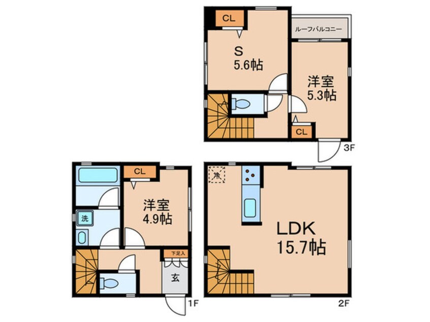 間取図 Kolet尾山台南#04