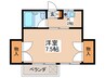 コ－ポＭＩＷＡ 1Kの間取り