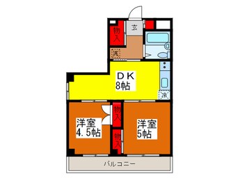 間取図 コモクレッセ