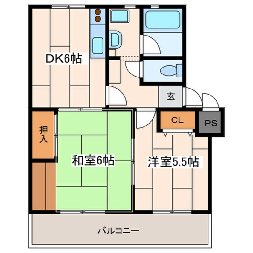 間取図 サニーヴィラ