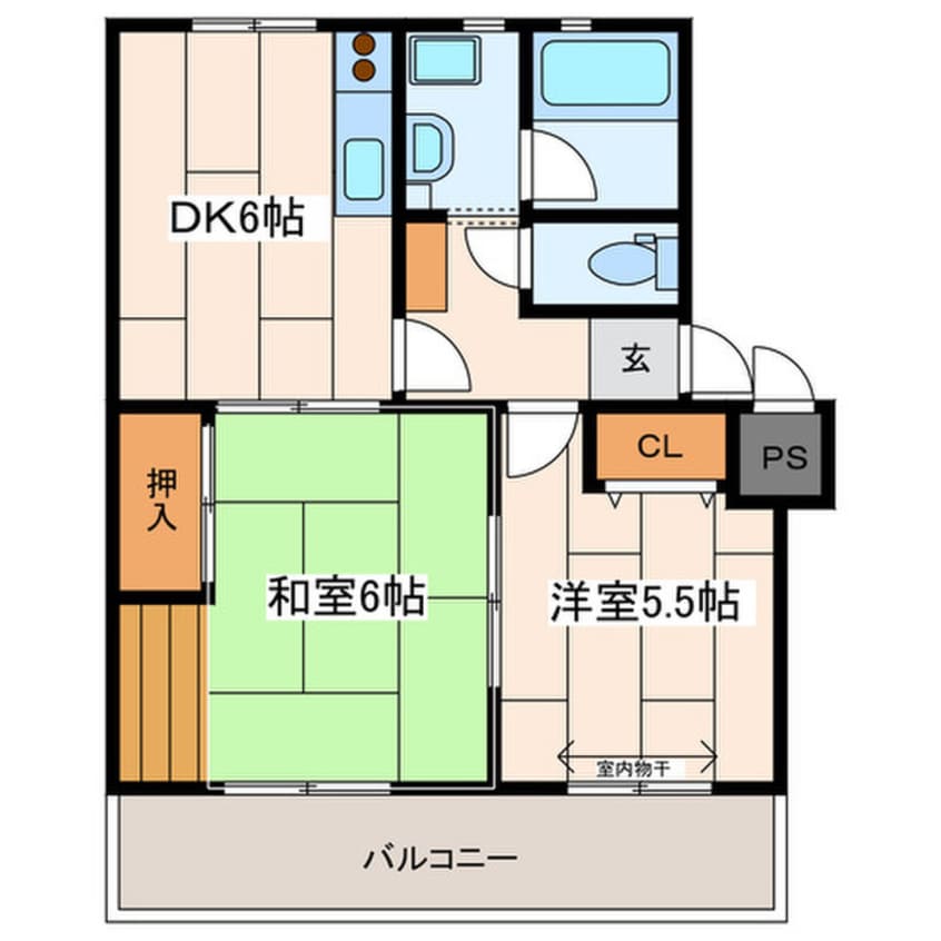 間取図 サニーヴィラ