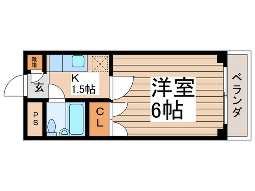 間取図 グリ－ンヒルつきみ野