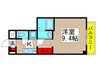 パルコート西新井 1Kの間取り