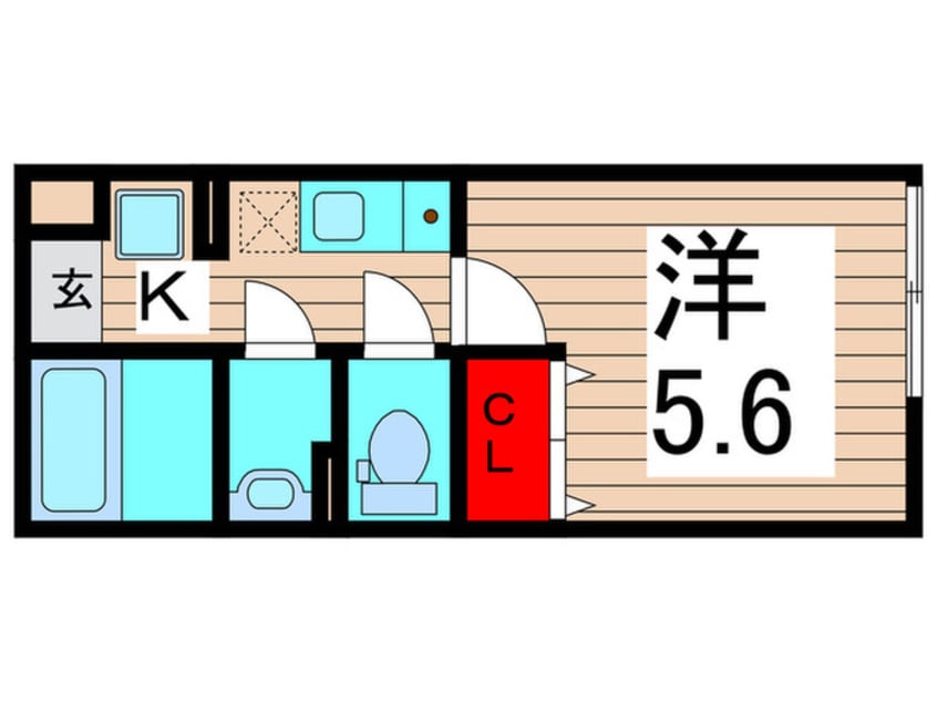 間取図 シャーマ北綾瀬