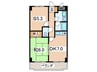 リビック根岸 1DK+Sの間取り