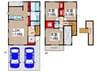 仮)川越市的場新築MAISON　2号棟 3LDKの間取り