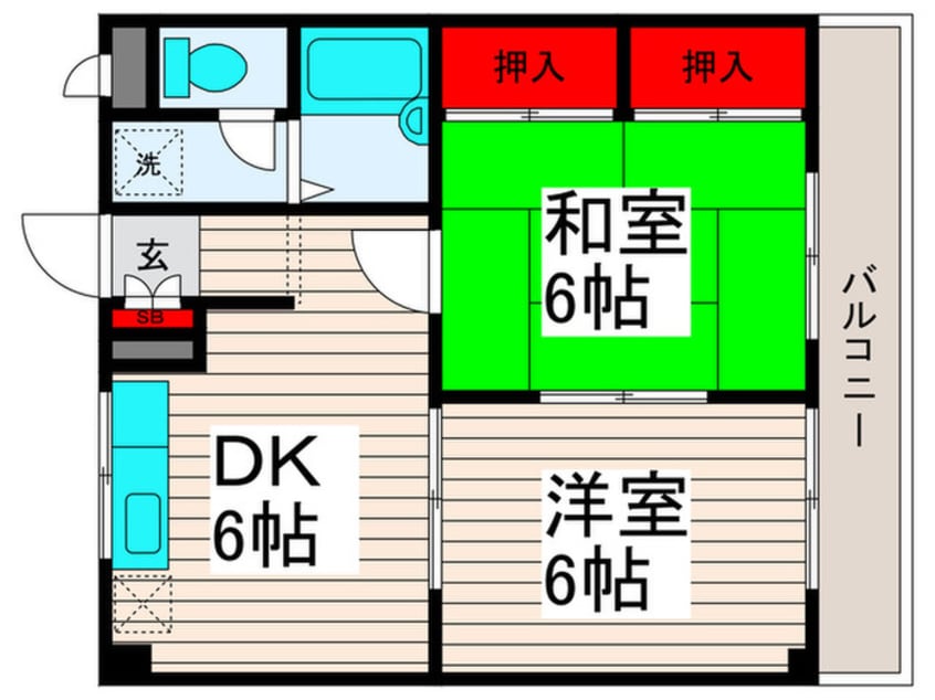 間取図 エステ－トピアエ－ス