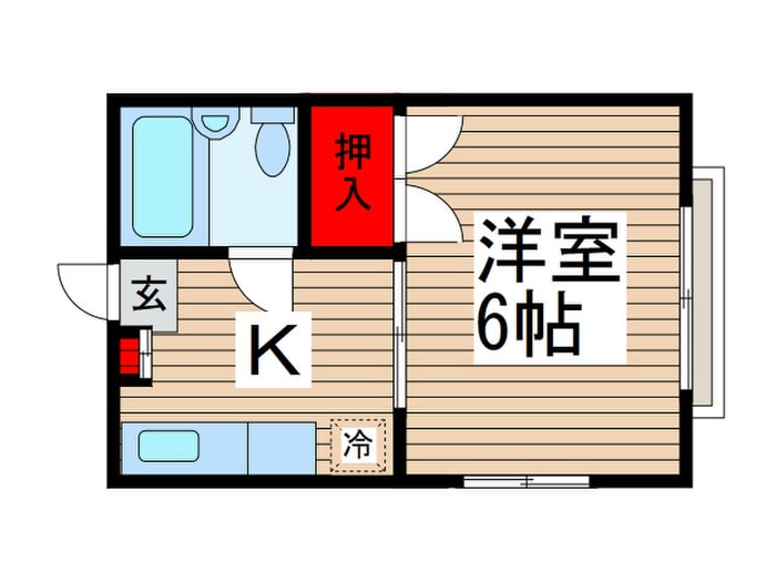 間取り図 ハイツハイブリッジ