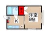 ハイツハイブリッジ 1Kの間取り