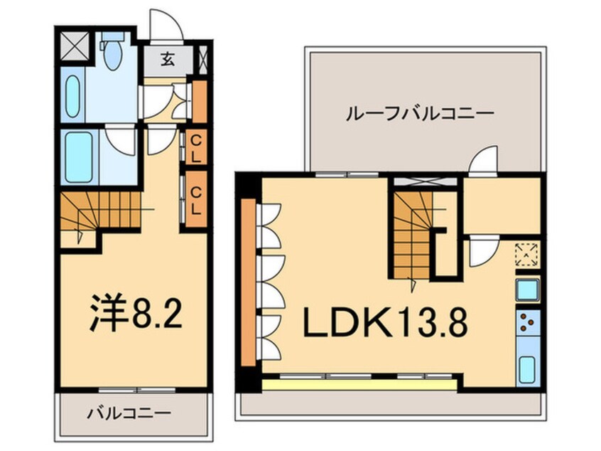 間取図 プライムアーバン用賀Ⅱ