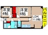 ﾗｲｵﾝｽﾞｽﾃ-ｼｮﾝﾌﾟﾗｻﾞ梅島(316) 2LDKの間取り