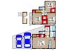 仮)川越市的場新築MAISON　3号棟 3LDKの間取り