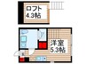 ルーエ千住仲町 1Rの間取り