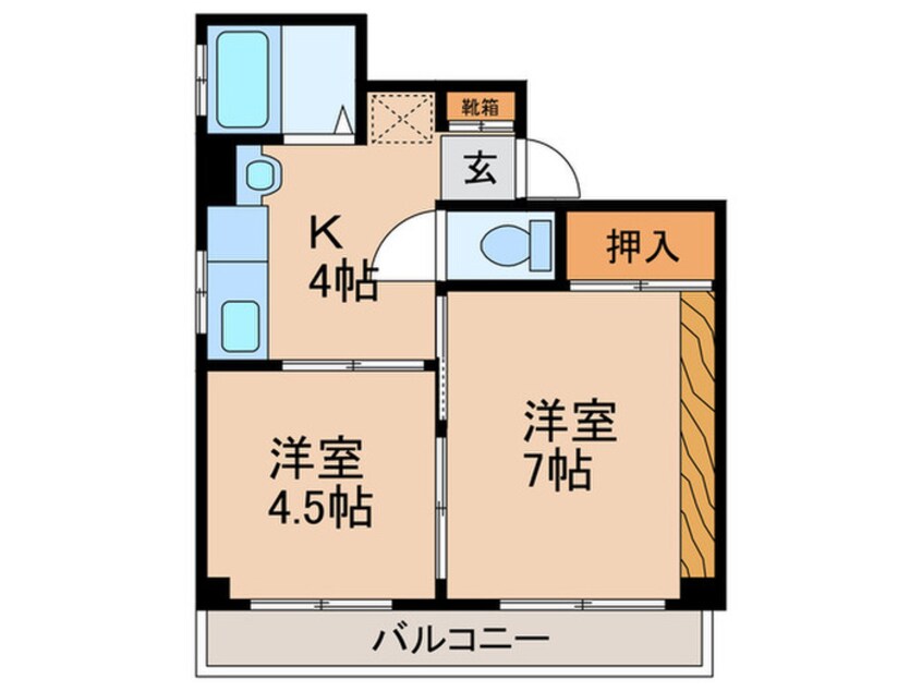 間取図 竹上ビル