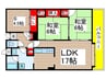 ジョイプラザ平井 2LDK+Sの間取り