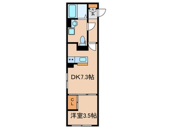 間取図 グローリオシェルト新丸子