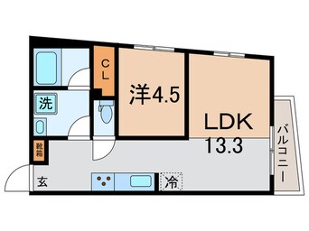 間取図 GranDuo Gakugeidaigaku3