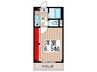メゾンＫＴＳ 1Kの間取り