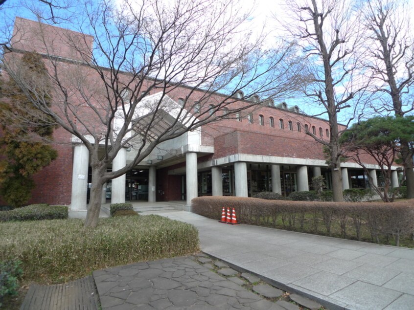 私立図書館(図書館)まで497m インターエッグ