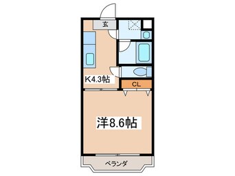 間取図 ベルコリ－ヌ