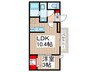 KEIAI RESIDENCE　北越谷Ⅲ 1LDKの間取り