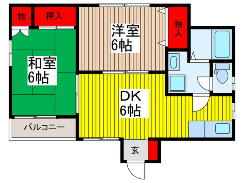 間取図 欅ＨＯＭＥＳ　２