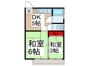 間取図 コーポコンドウ