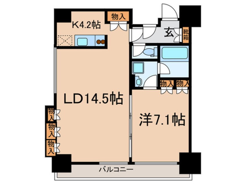 間取図 エルスタンザ白金