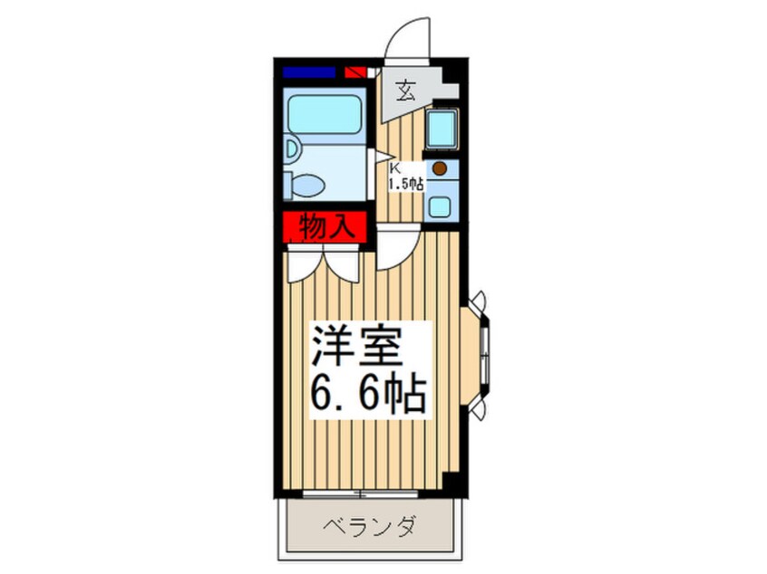 間取図 メゾンケイエヌ