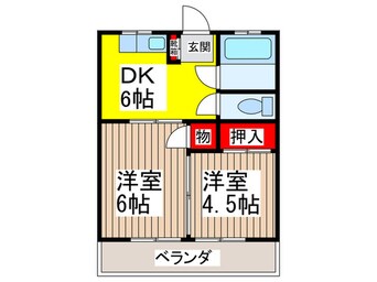 間取図 狭山ヶ丘コ－ポ