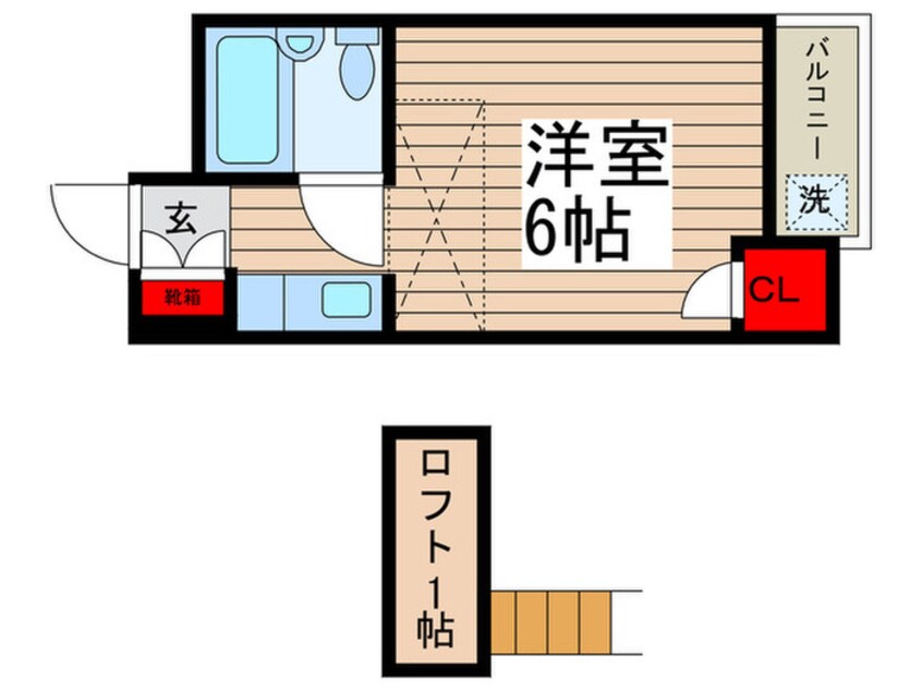 間取図 カーサ香取