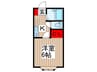 ハイツグラシア 1Kの間取り