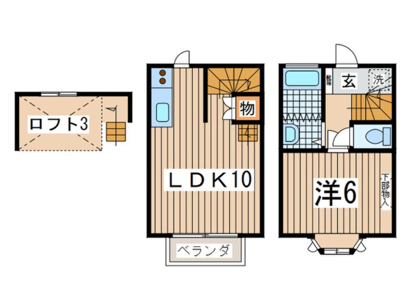 間取図 ＦＰハイム佐原