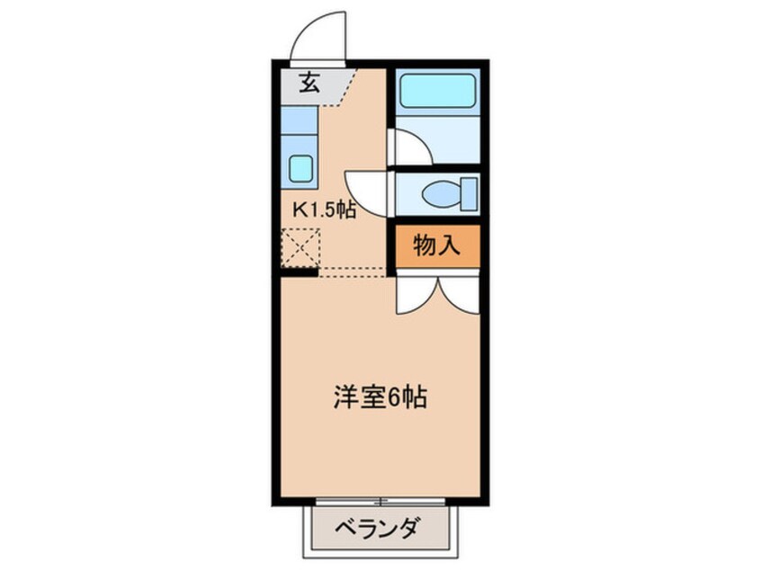 間取図 ハイツタツミ