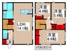 さいたま市西区指扇貸戸建 3LDKの間取り