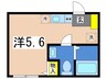 ベルコリーナ保土ヶ谷 1Rの間取り