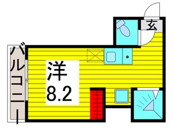 間取図 Glanz綾瀬