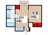 ラフィ－ヌ相之川 1LDKの間取り