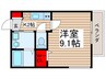 メゾン習志野Ⅰ 1Kの間取り