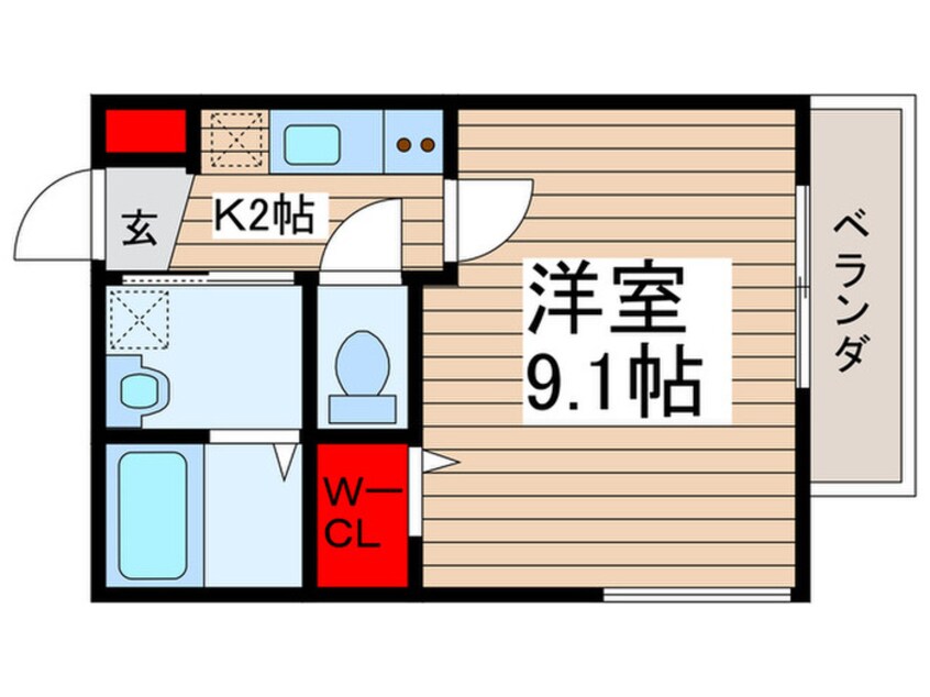間取図 メゾン習志野Ⅰ