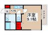 メゾン習志野Ⅰ 1Kの間取り