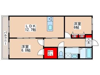 間取図 ニューノース壱番館
