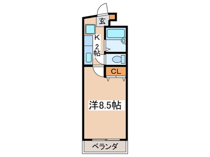 間取図 グランパーク六角橋