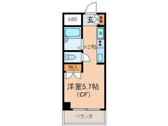 間取図 パティオ聖蹟