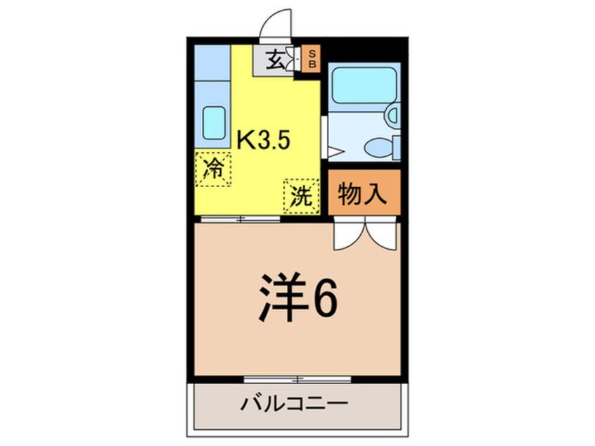 間取図 ＣＯＺＹ北千束